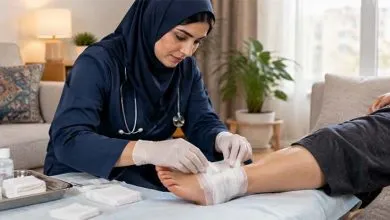 پانسمان زخم دیابتی در منزل