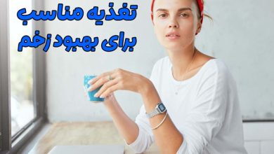 تغذیه مناسب برای بهبود زخم