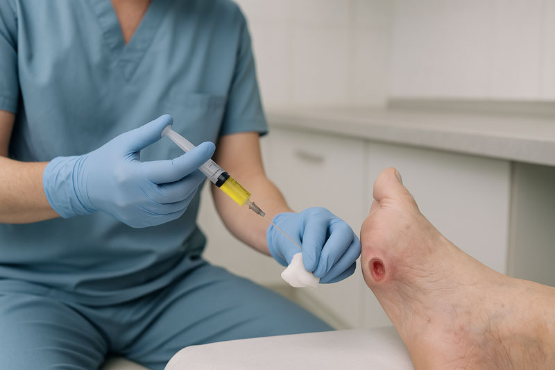 پلاسما درمانی زخم دیابتی