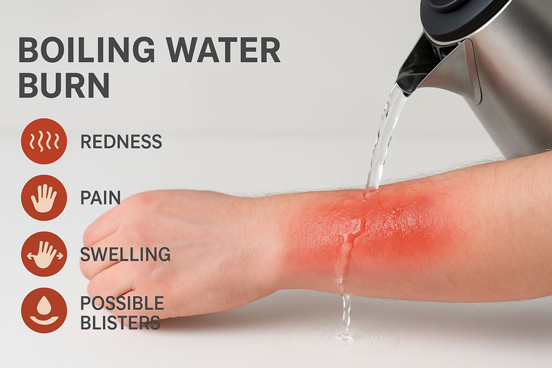راهنمای جامع درمان زخم سوختگی آب جوش