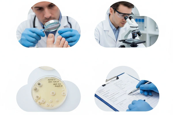 روش های تشخیص عفونت ناخن چگونه است