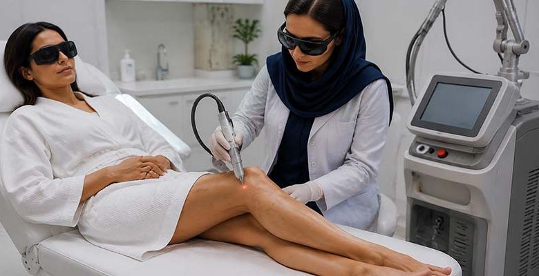 درمان رگ های واریسی با لیزر کوآنتا سیستم ایتالیا