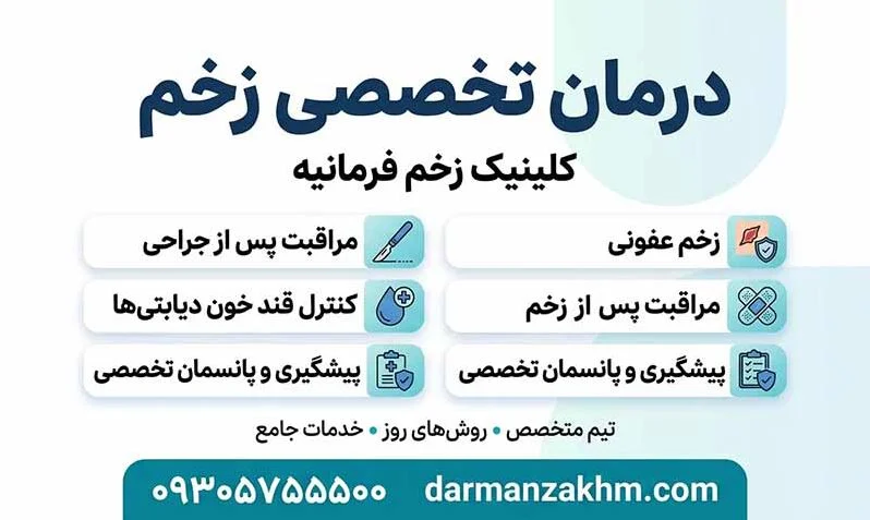 کلینیک زخم فرمانیه